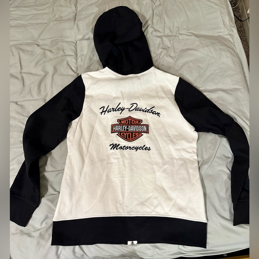New Harley-Davidson Zip Up Hoodie Large